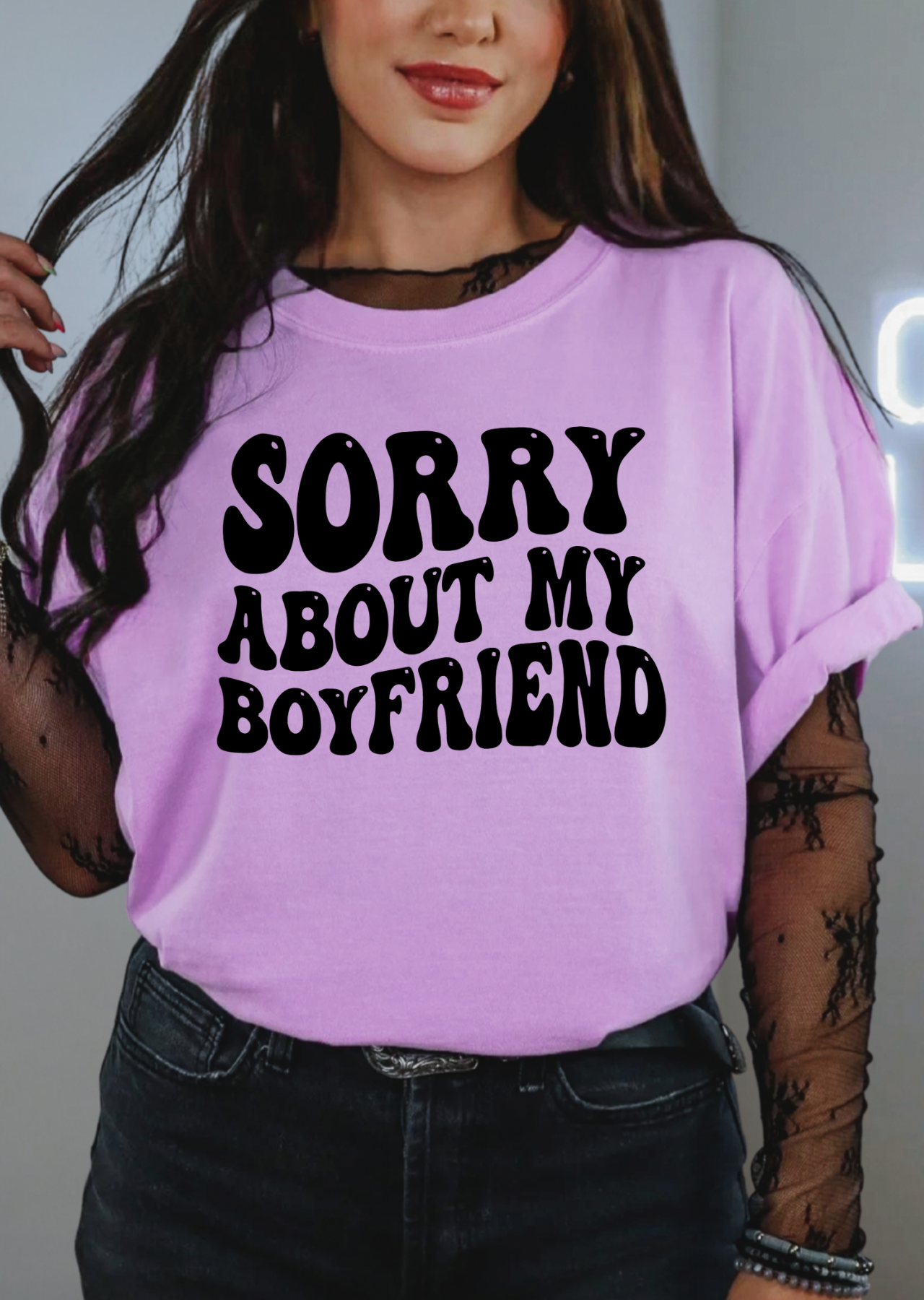 Sorry About My Boyfriend Tee